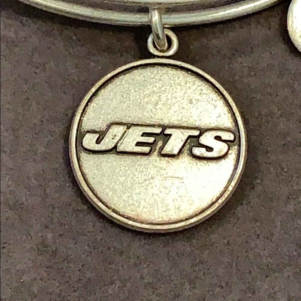 Alex & Ani Jets Charm Wire Bangle